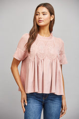Delicate Details Top (blush)