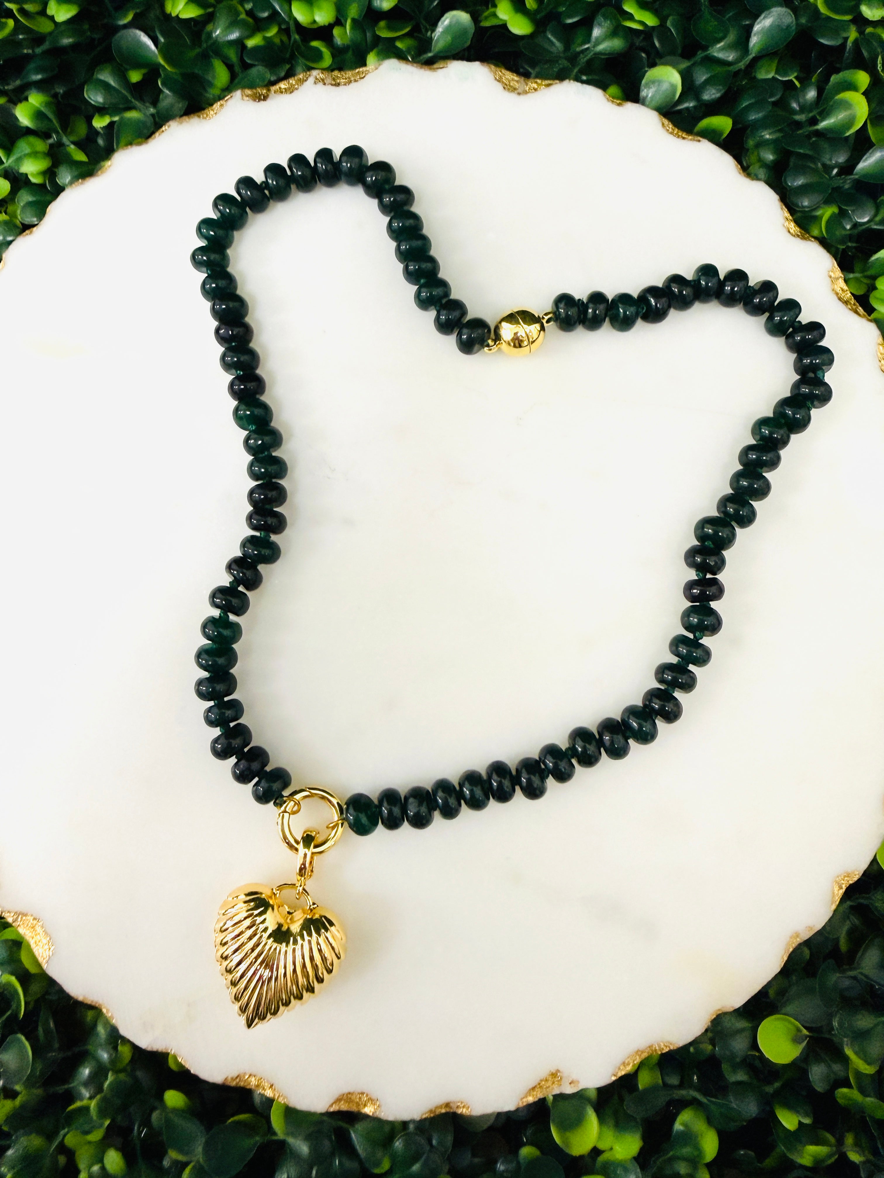 Evergreen Heart Necklace