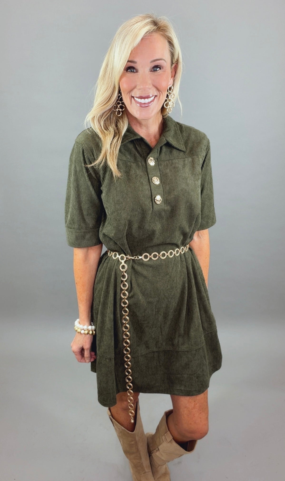 Pembroke Dress (olive)