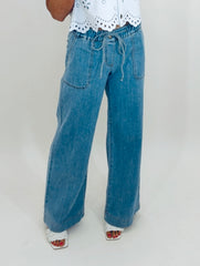 Utility Drawstring Denim