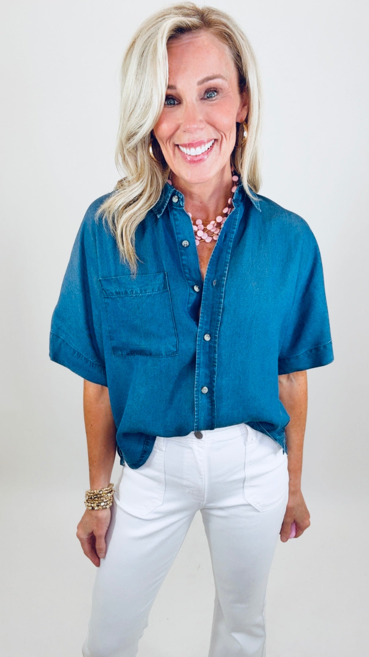 Cool Down Denim Top