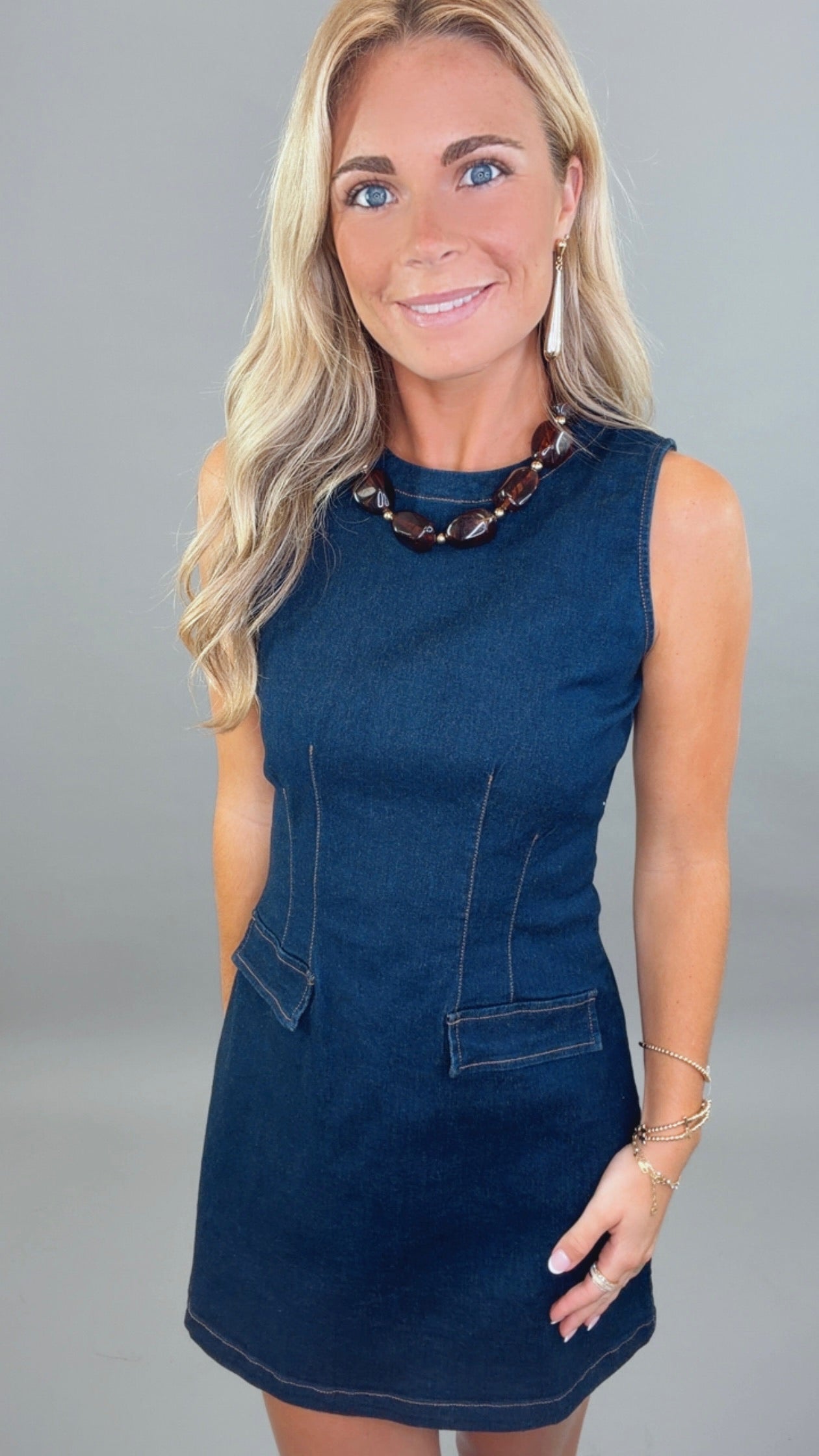 Denim Date Dress