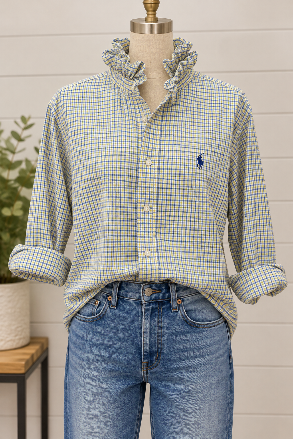 Second Story Shirt (Polo/BluYel/L)
