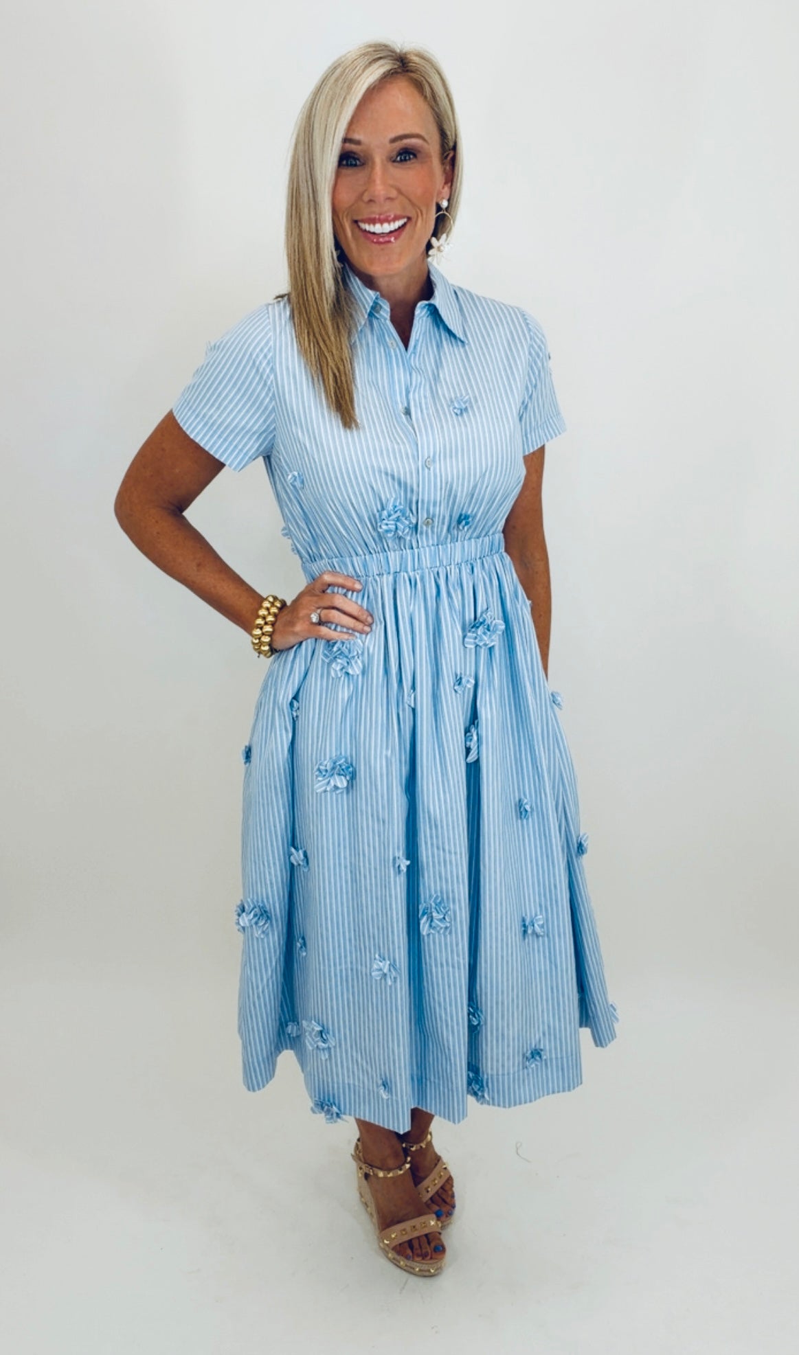 Breeze & Bloom Midi Dress