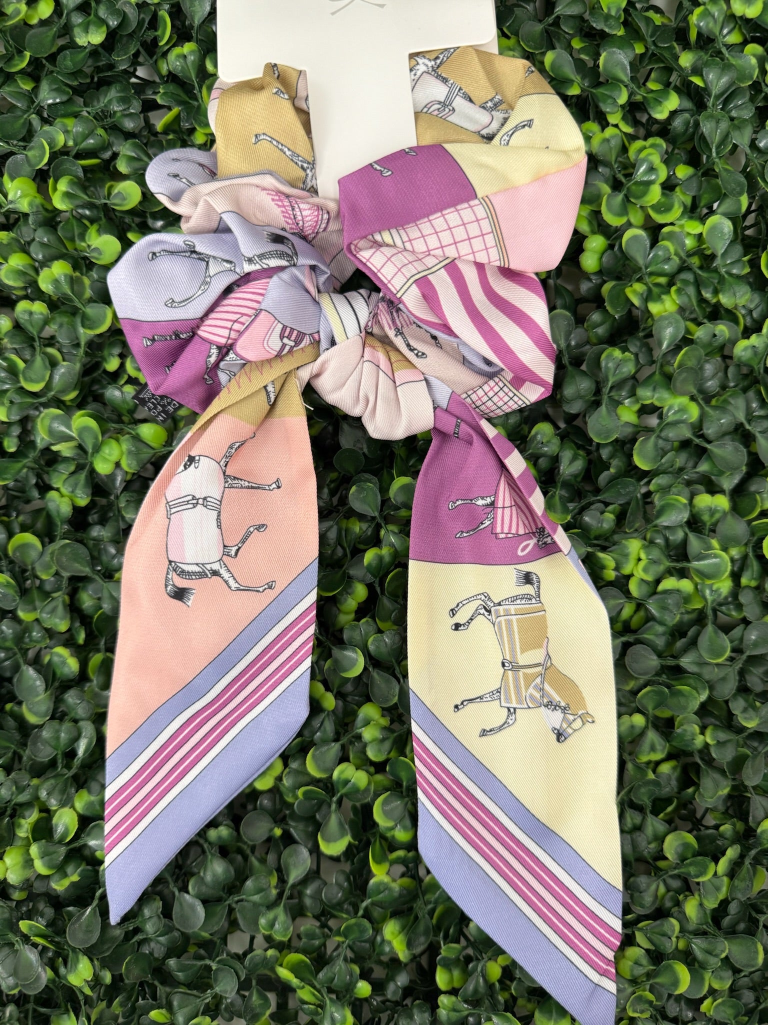 Polo Scarf Scrunchie