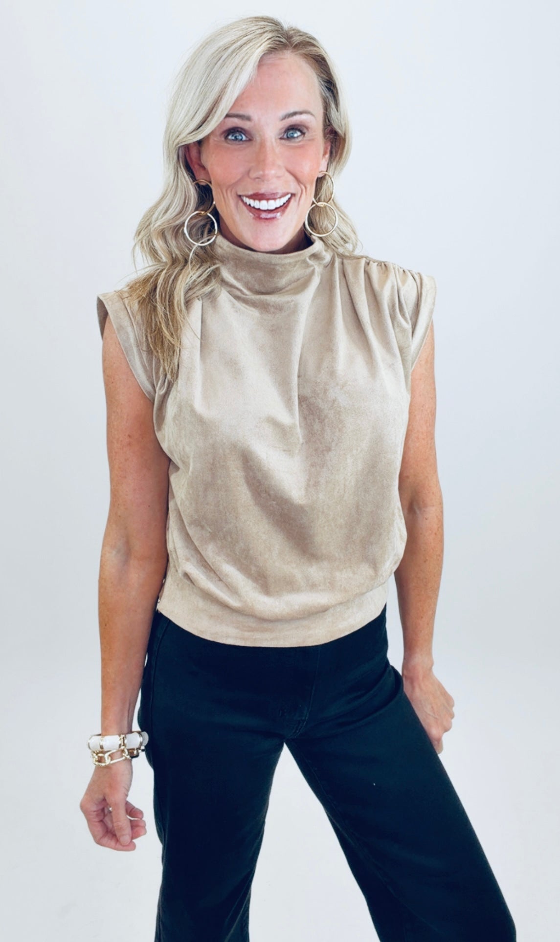 Soft Spoken Top (taupe)