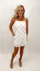 The Cute Crochet Dress (white)