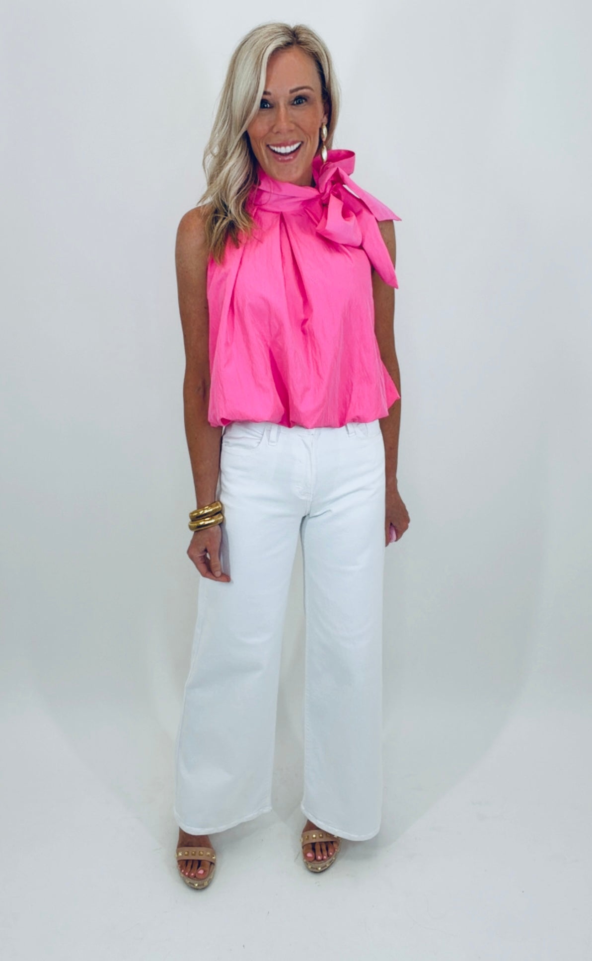 Everyday White Wide Leg Jean