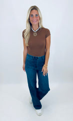 Smooth Operator Bodysuit (brown)