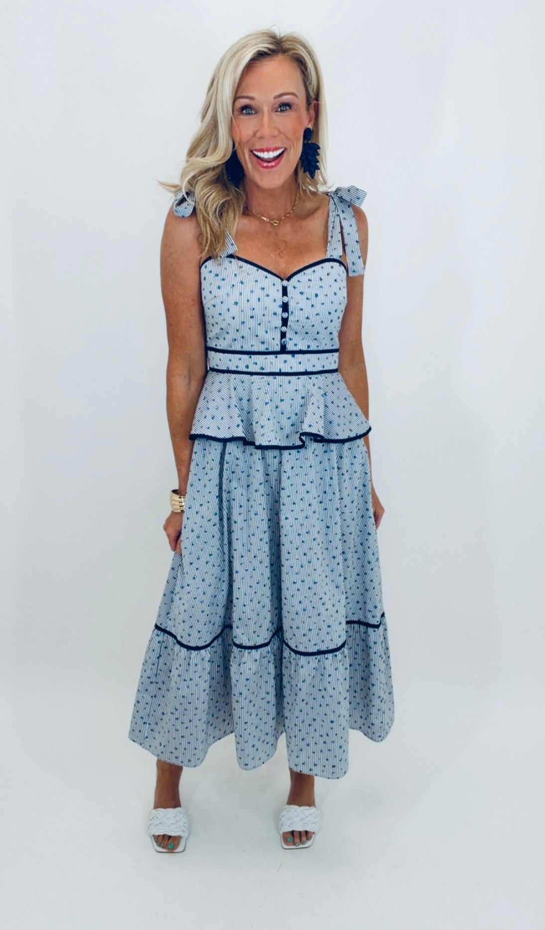 Summer Story Dress (navy)