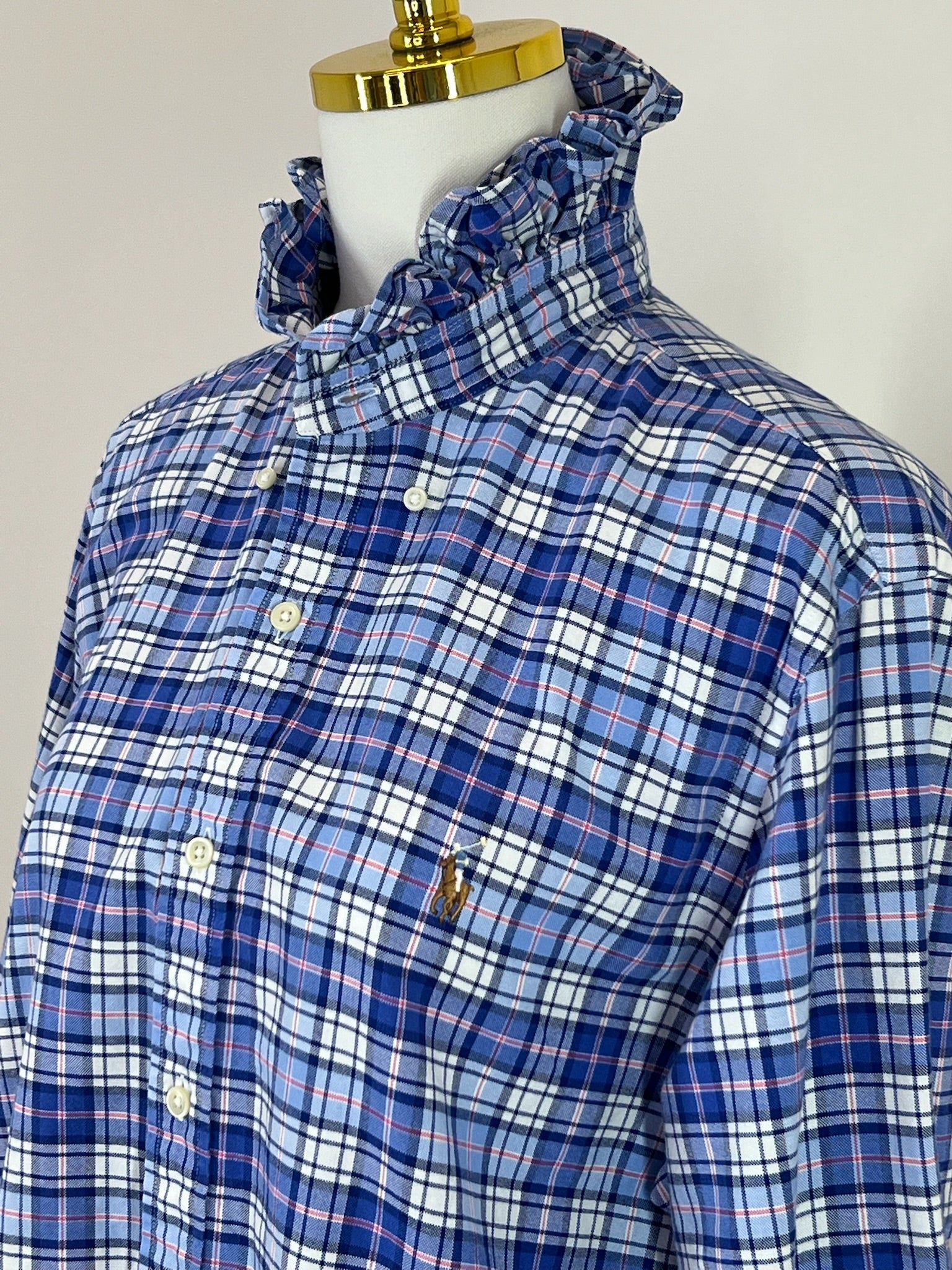 Second Story Shirt (Polo/PkBl/L)