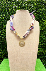 Carousel Coin Scarf Necklace