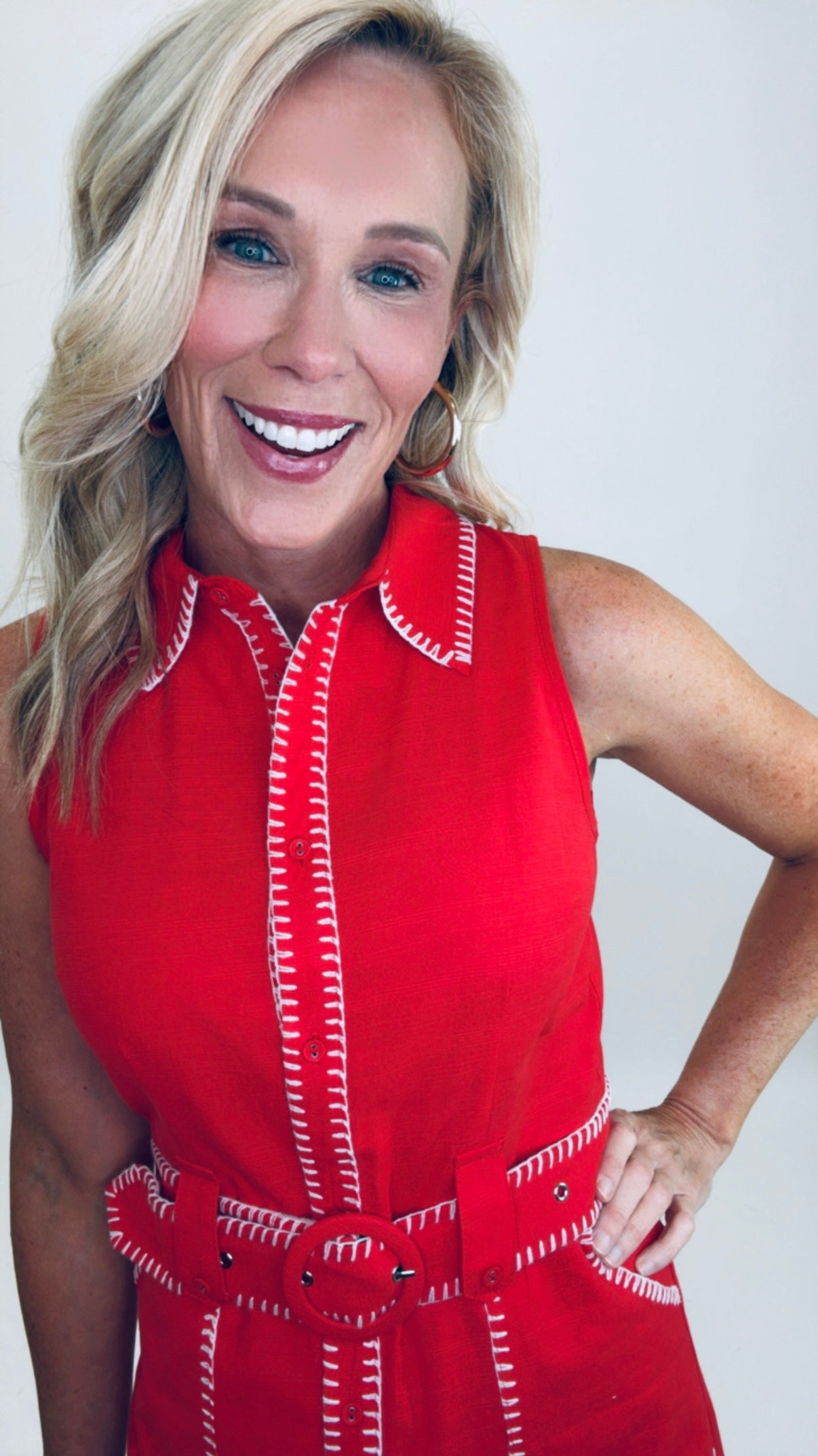 Prep Rally Dress (red)