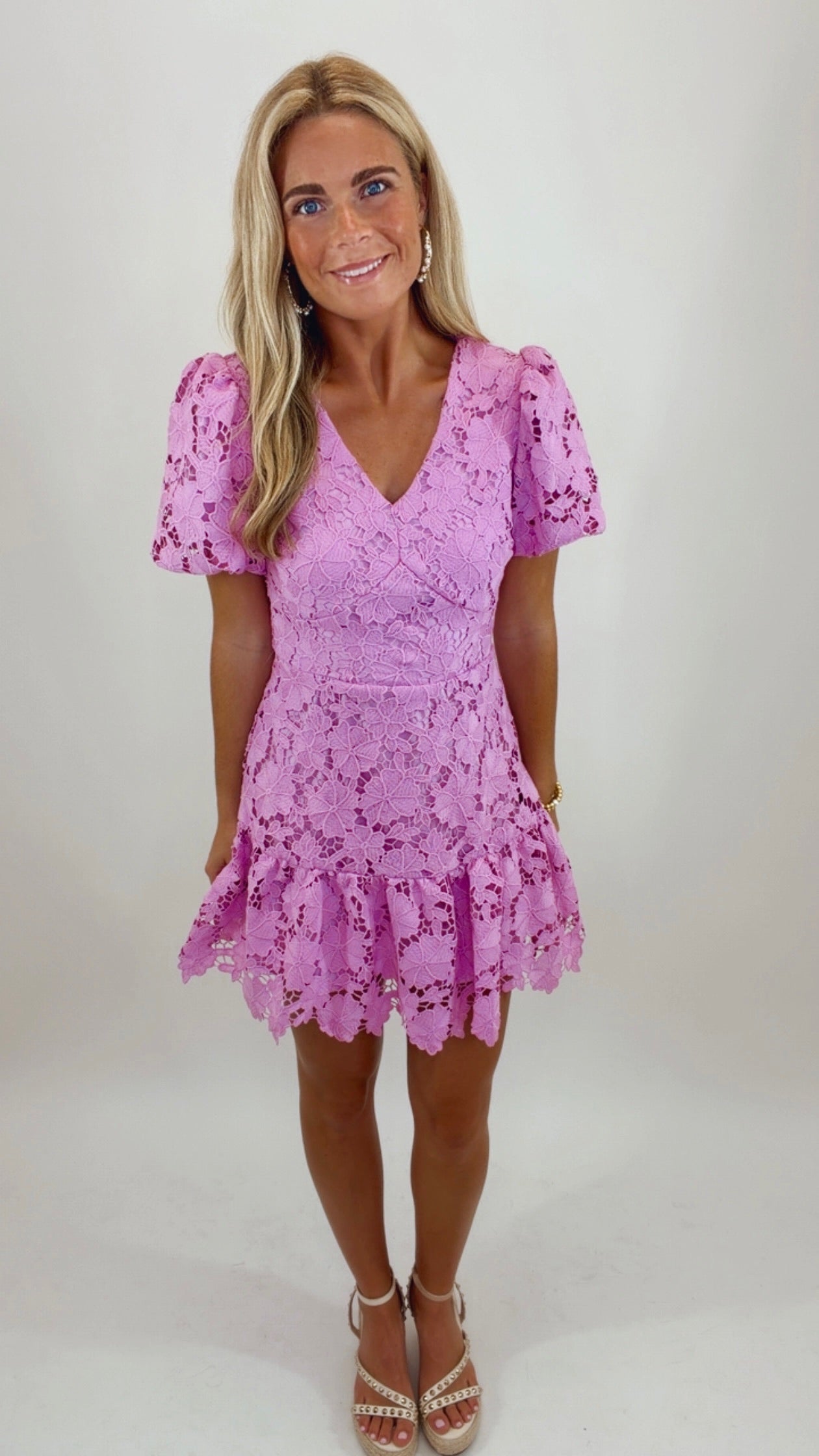 Lilac Lace Affair Dress