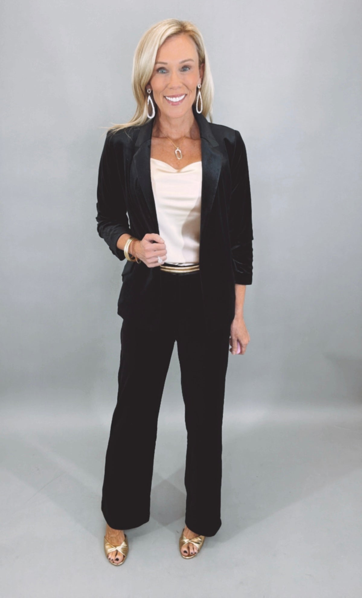 Savoy Velvet Blazer (black)