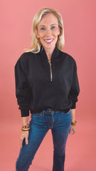 Uptown Half Zip (black)