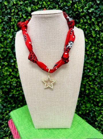 Lone Star Luxe Scarf Necklace