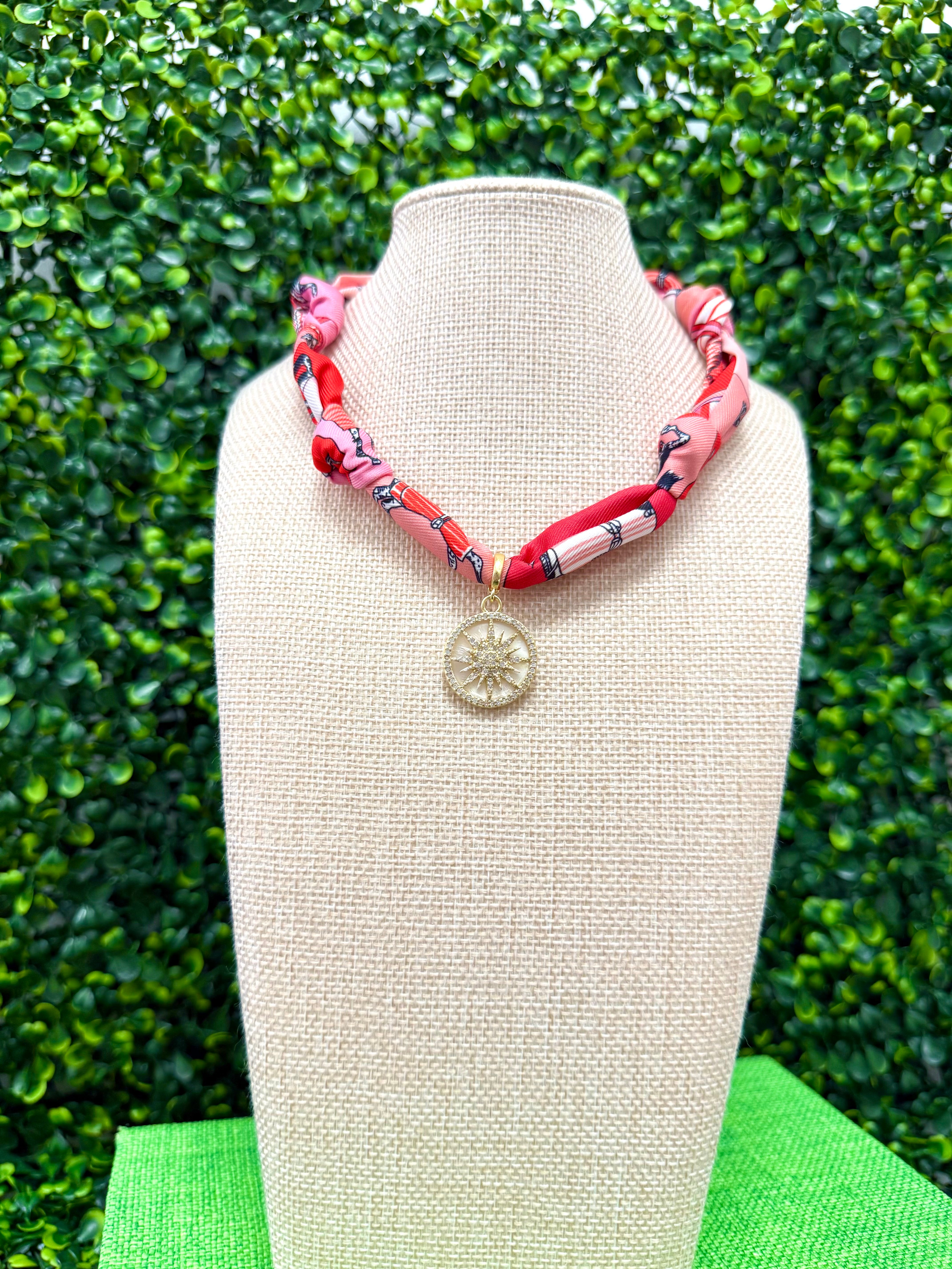 Starburst Safari Scarf Necklace