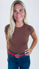 Smooth Operator Bodysuit (brown)