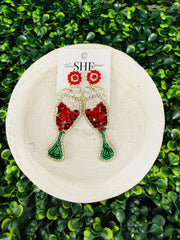 Festive Bubbly Bead Earring