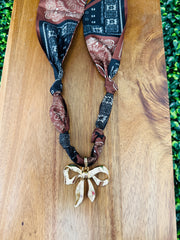 Ribbon Reverie Scarf Necklace