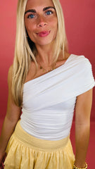 One Shoulder Sass Top
