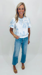 Floral Form Top (cream)