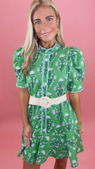 Garden Gossip Dress (green)