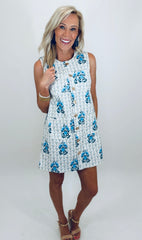 Bloom & Button Dress