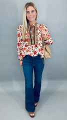 Rosewood Reverie Top (ecru)