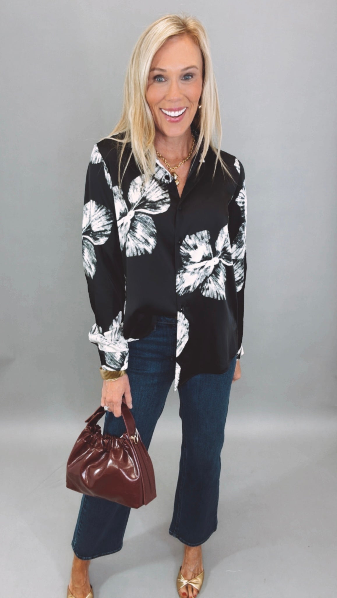 Painted Petals Blouse