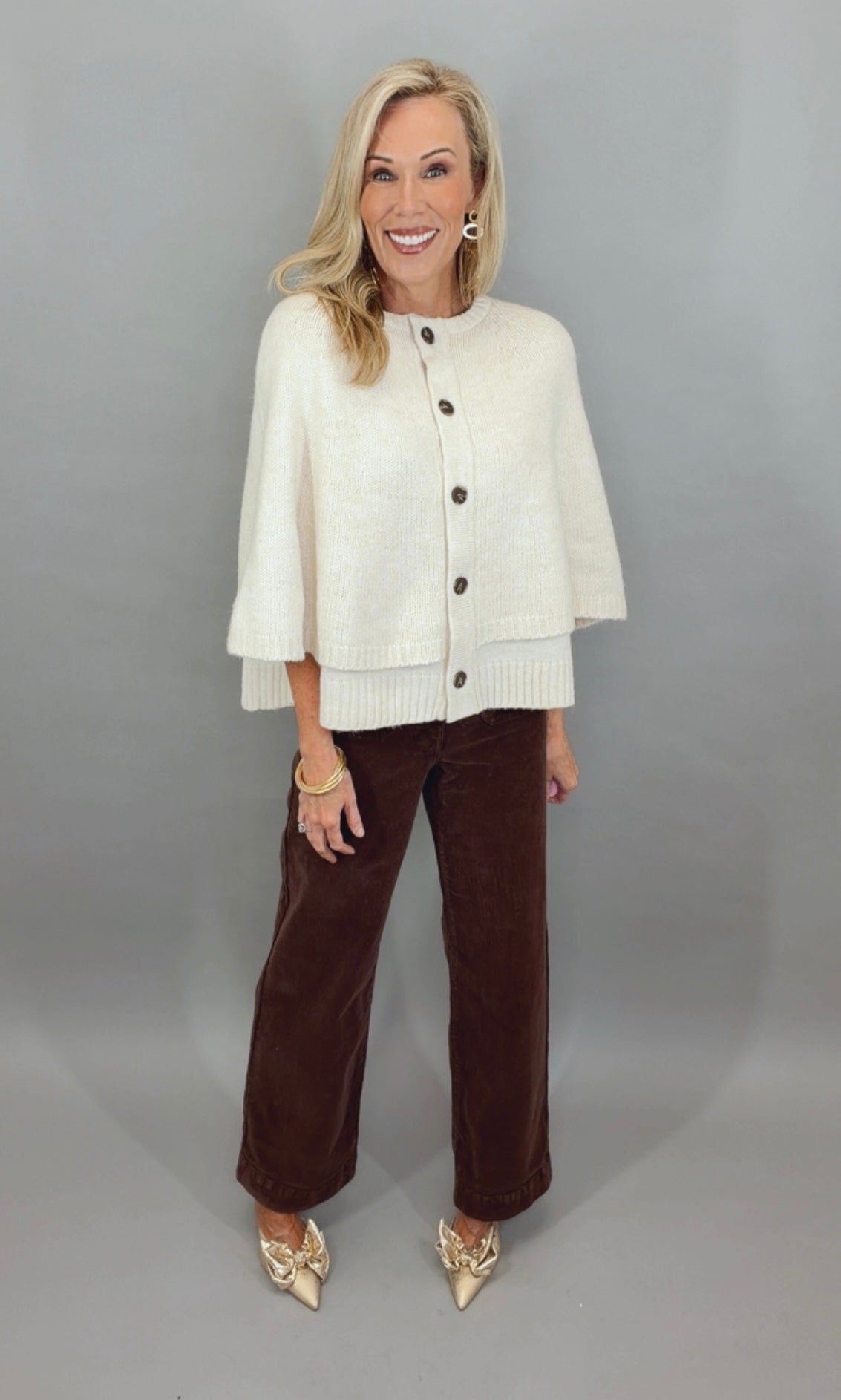 Cape Escape Cardigan (ecru)