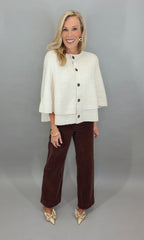 Cape Escape Cardigan (ecru)