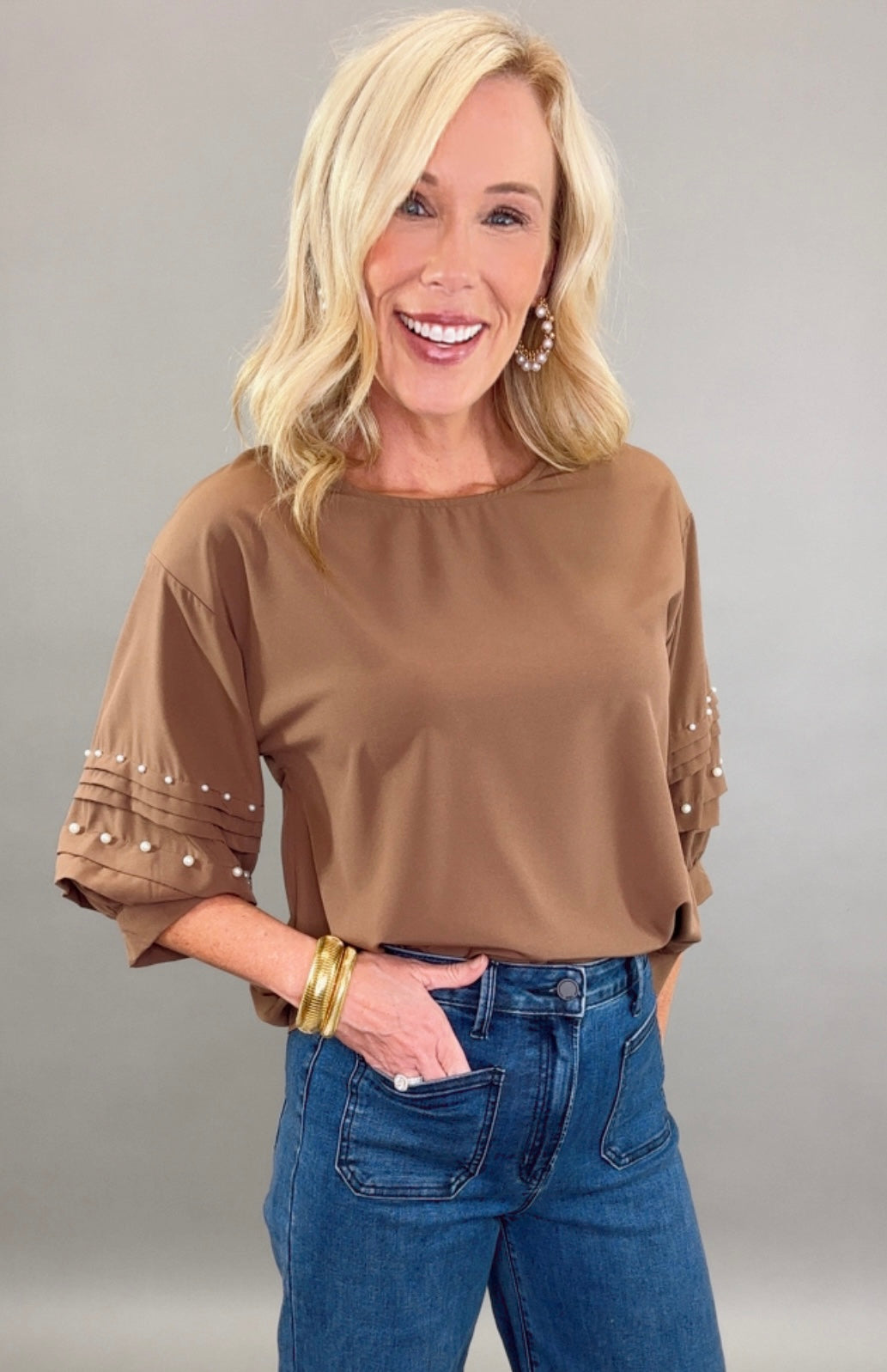 Betty Top (brown)