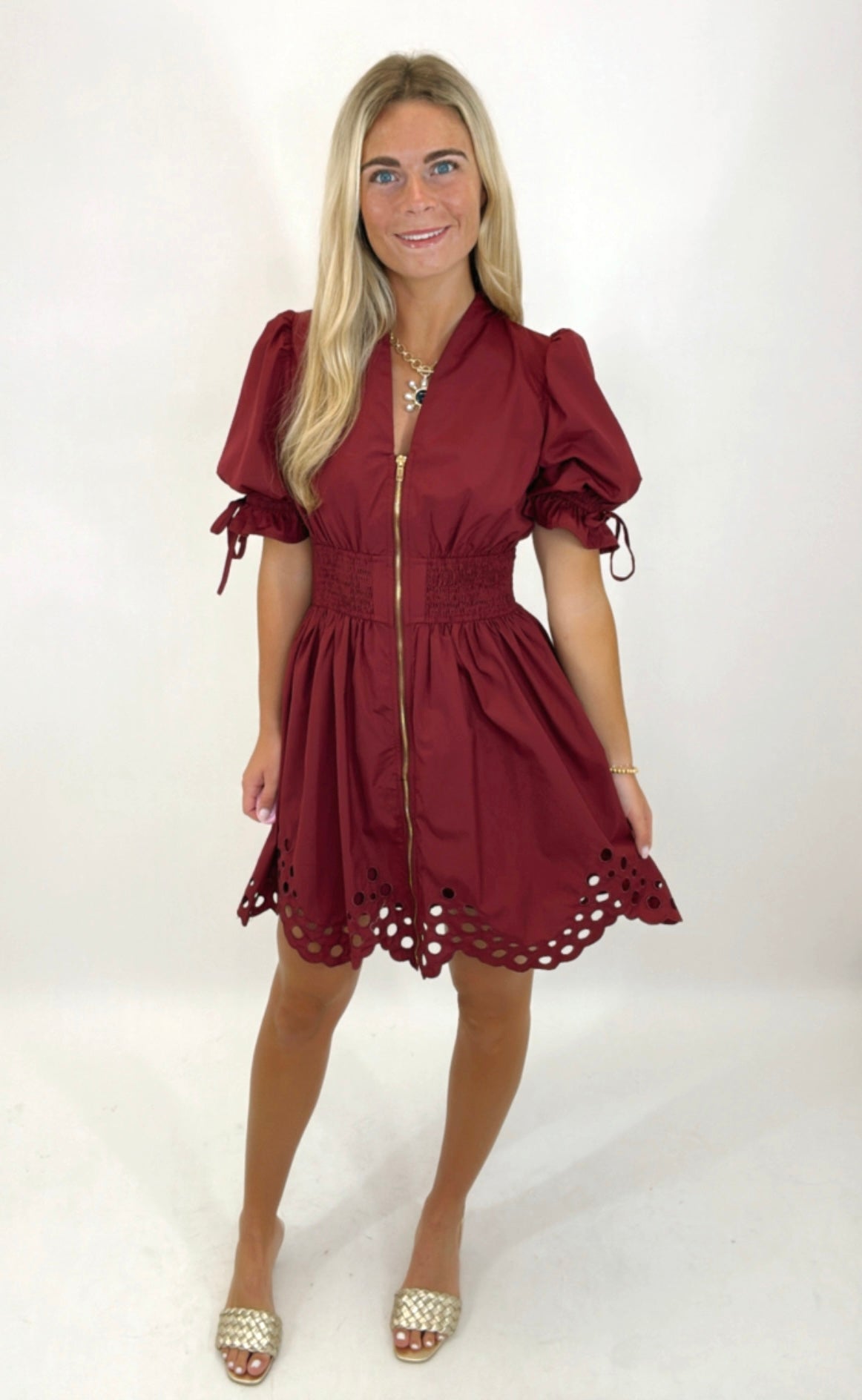 Easy Street Dress (burgundy)