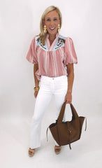Giddy Up Gingham Top