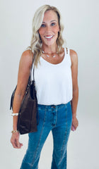 Stud Statement Tank (white)