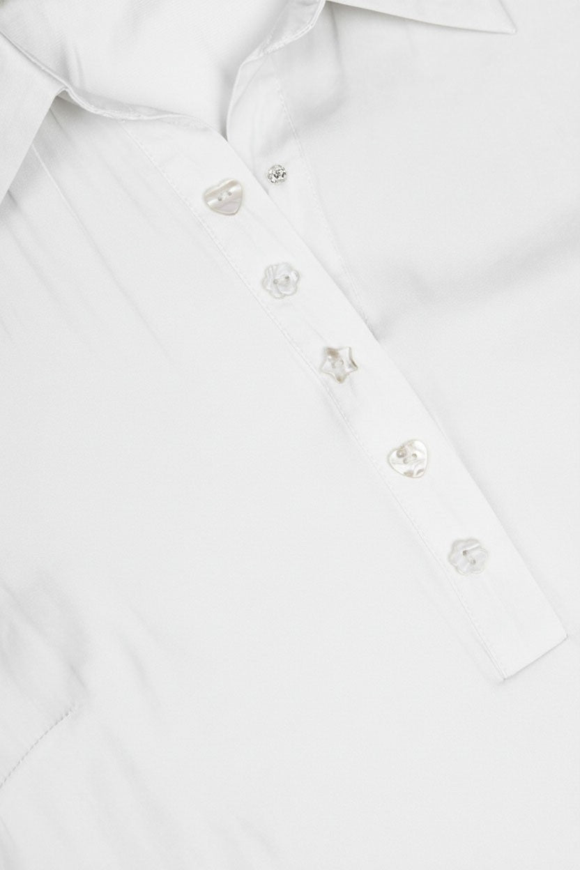 Blossom Button Top