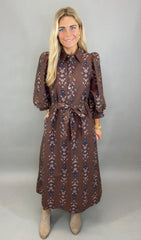 Storyline Midi Dress (brown)