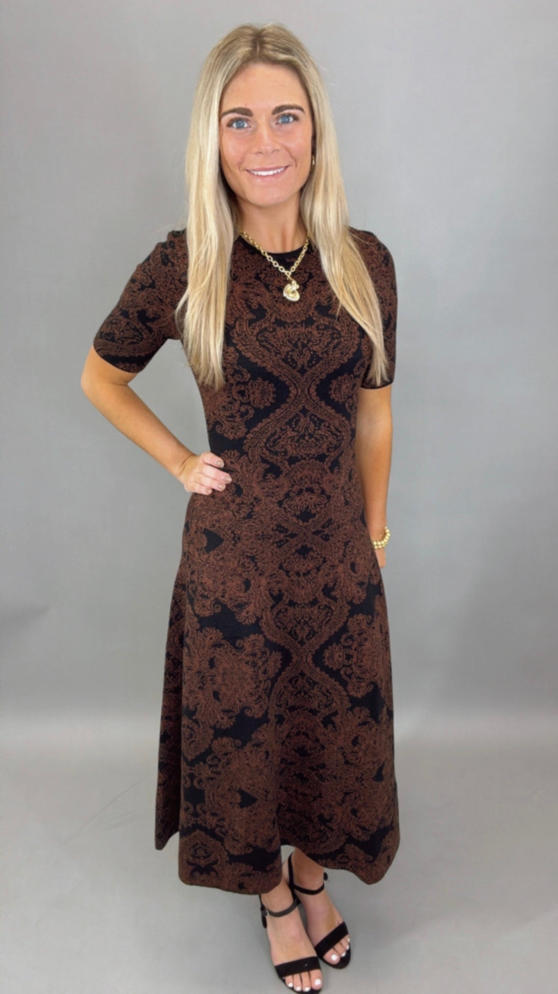 Midnight Tapestry Dress