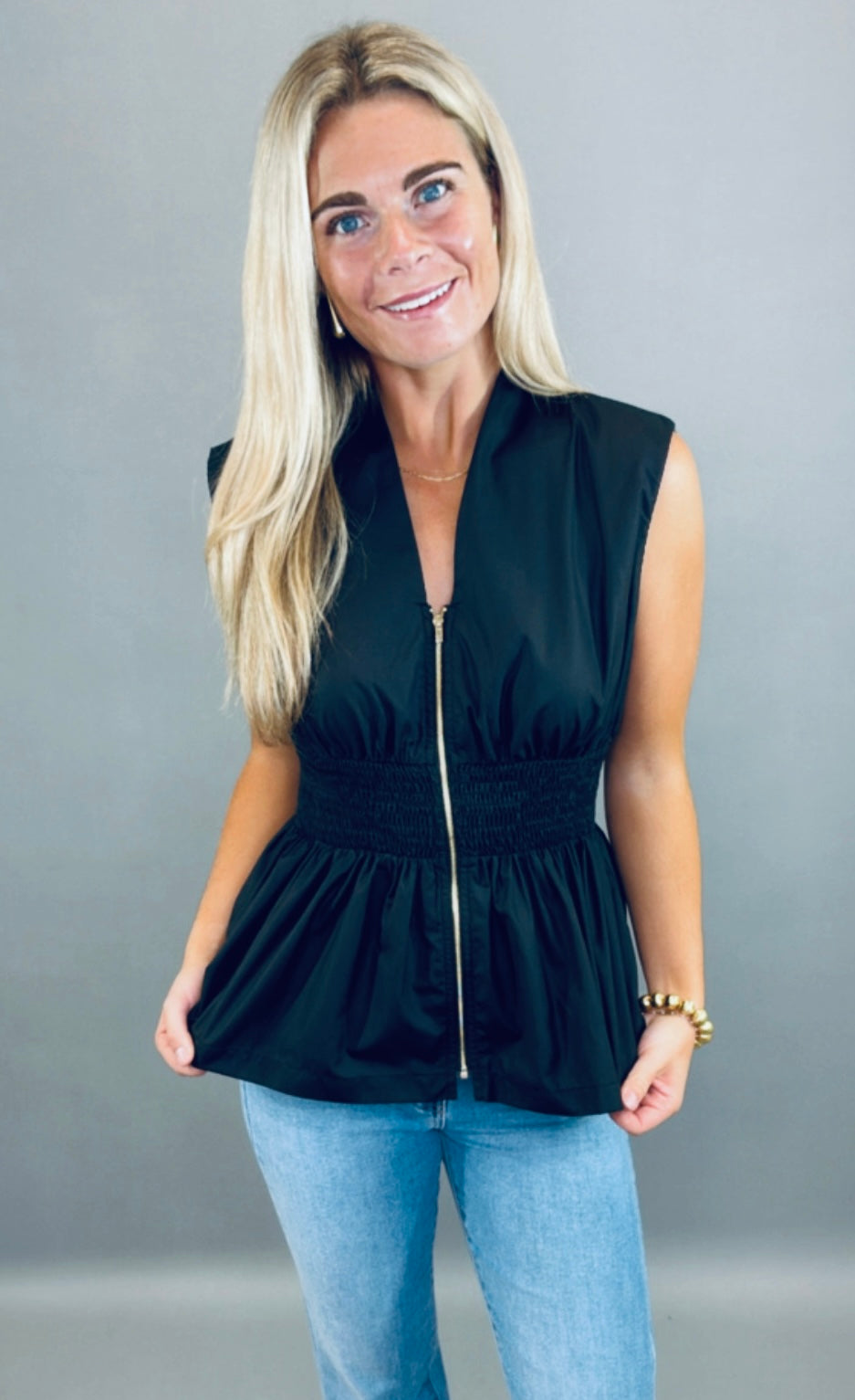 Zip & Cinch Top