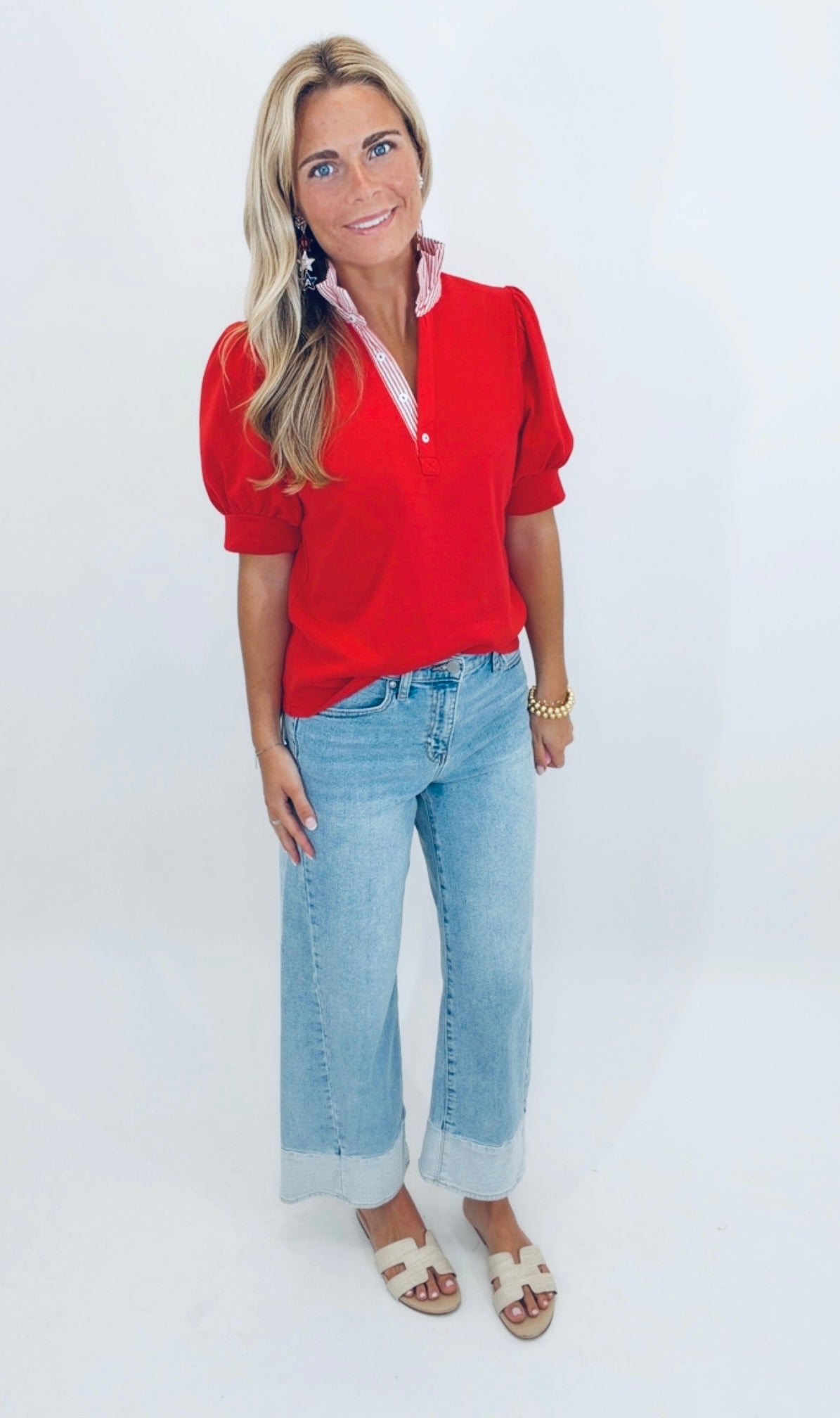 Prep Talk Top (red)