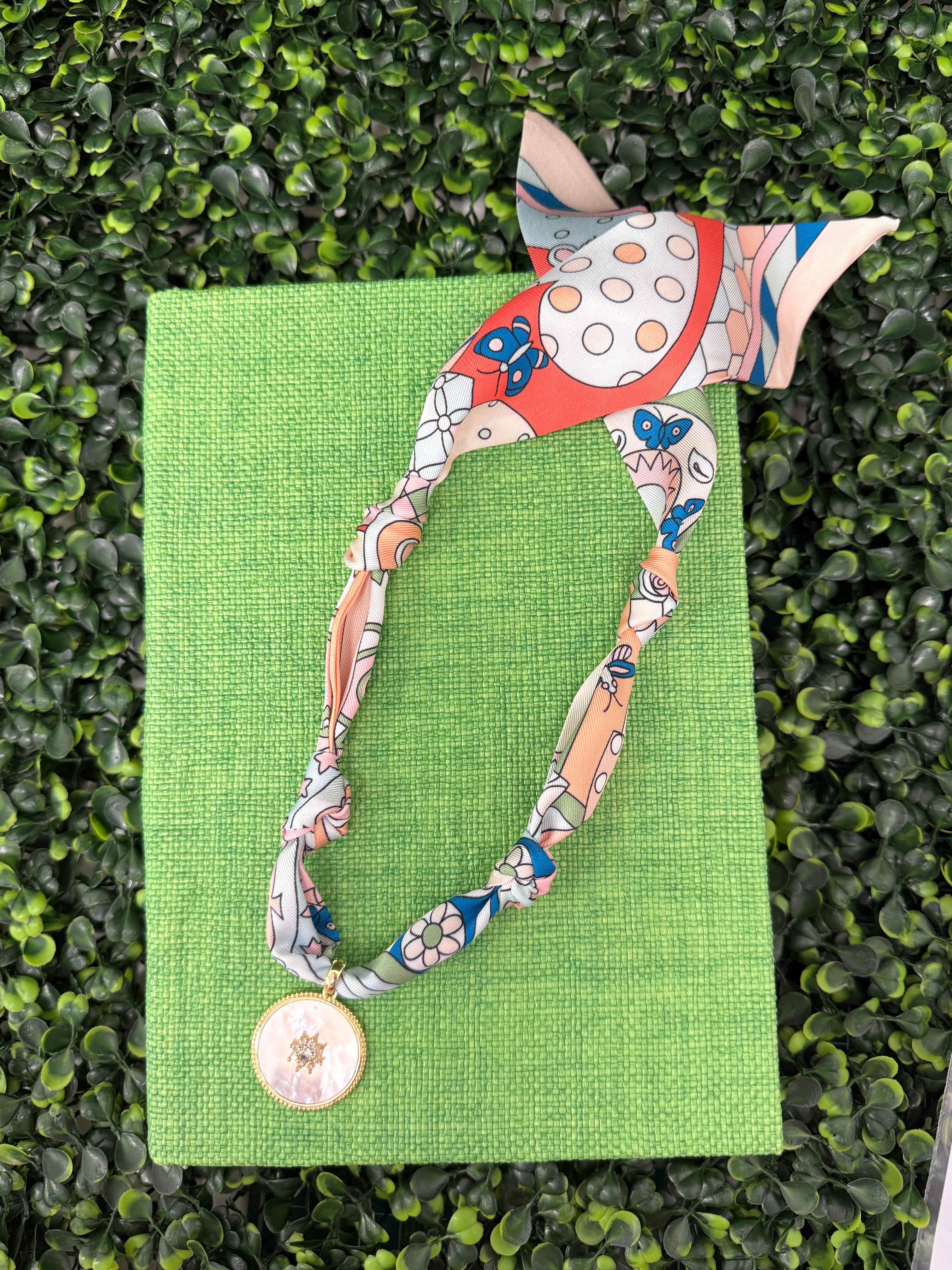 Stardust Bloom Scarf Necklace