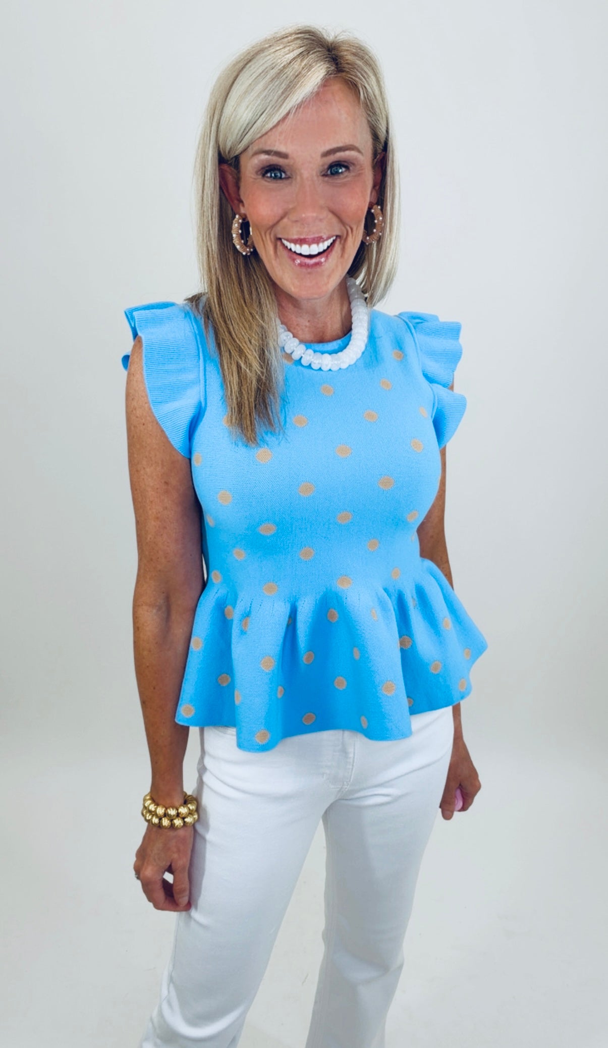 Peplum Pop Top