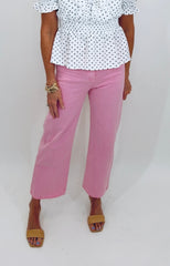 Pink Punch Wide Leg Crop