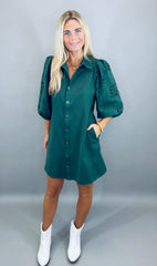 Buttoned-Up Babe Dress