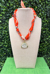 Sunset Siren Scarf Necklace