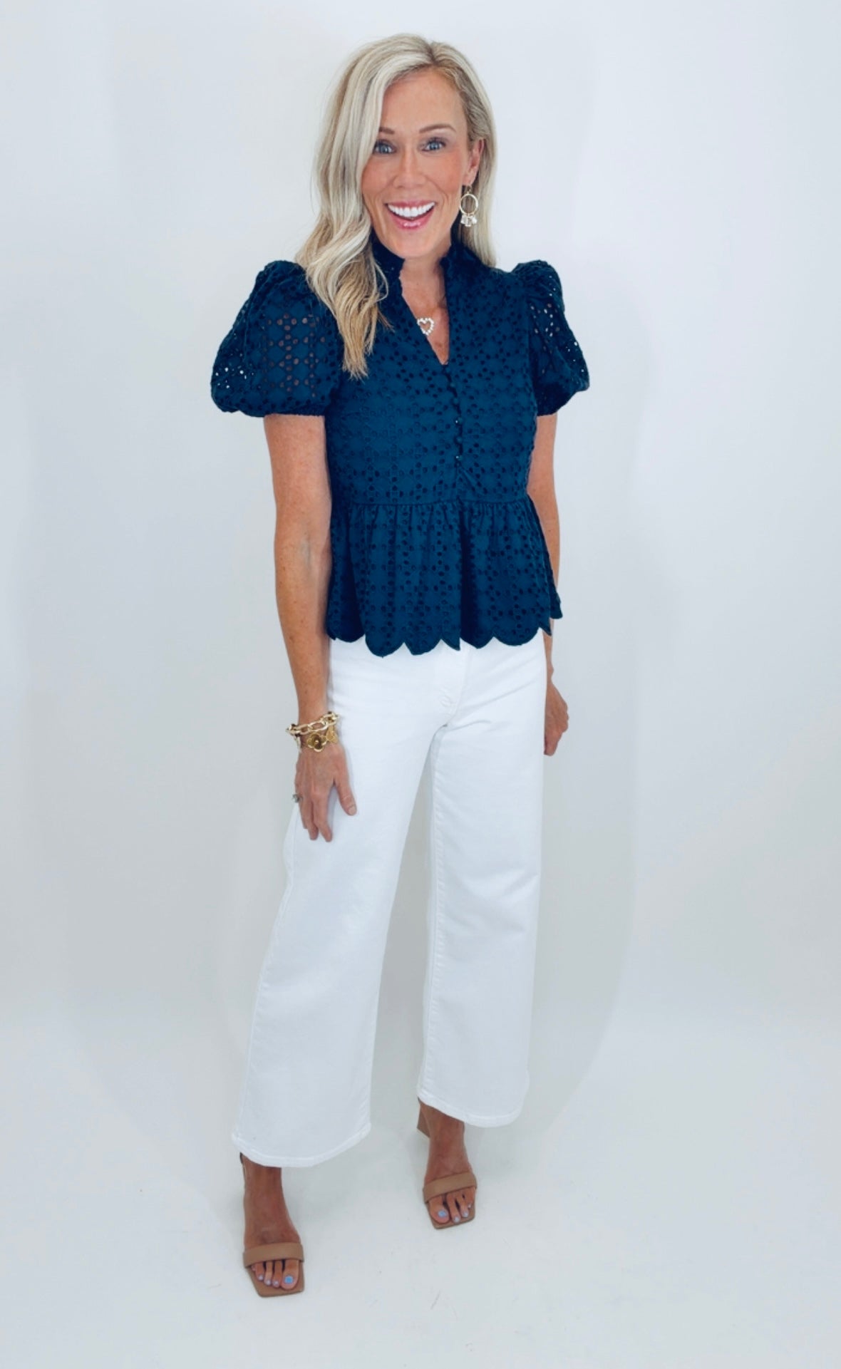 Charm Theory Top (navy)