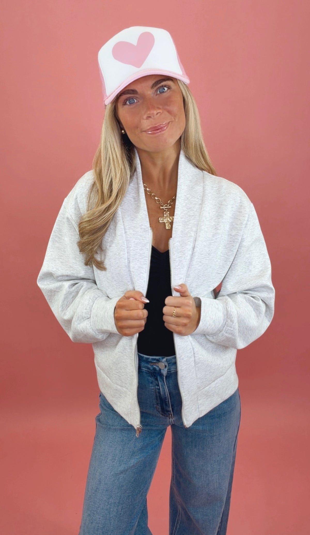 Cute & Casual Zip Jacket