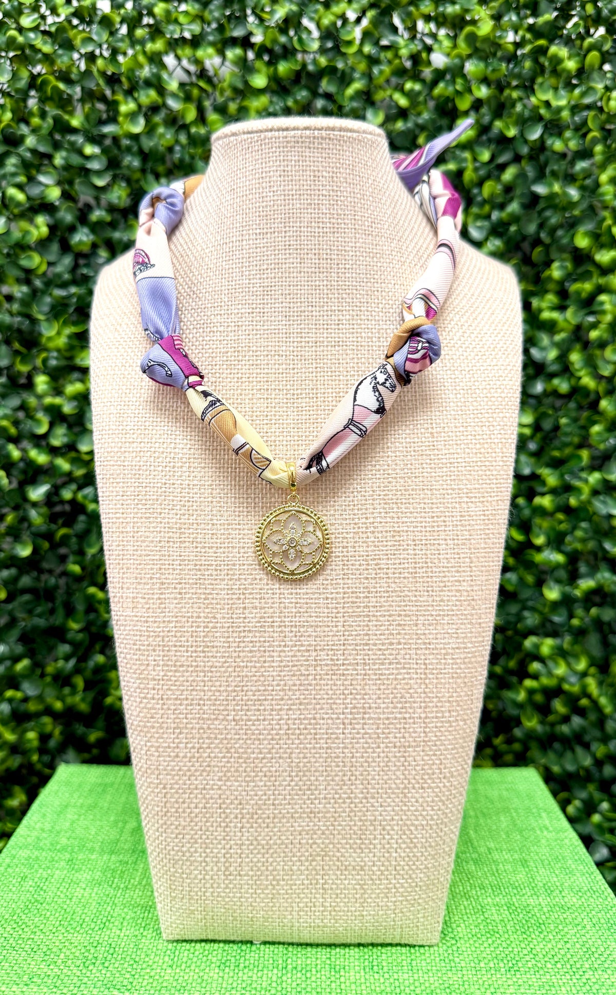 Carousel Coin Scarf Necklace